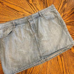 Old Navy Jean Skirt Size 16